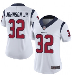Texans 32 Lonnie Johnson Jr White Women Stitched Football Vapor Untouchable Limited Jersey Texans 32 Lonnie Johnson Jr White Women Stitched Football Vapor Untouchable Limited Jersey