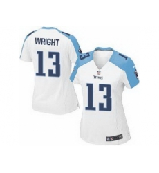 Women Nike Tennessee Titans 13 Kendall Wright White NFL Jerseys Women Nike Tennessee Titans 13 Kendall Wright White NFL Jerseys
