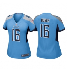 Women Tennessee Titans 16 Treylon Burks Blue Vapor Untouchable Limited Stitched Football Jersey Women Tennessee Titans 16 Treylon Burks Blue Vapor Untouchable Limited Stitched Football Jersey