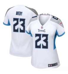 Women Tre Avery #23 Away Tennessee Titans Limited White Jersey Women Tre Avery #23 Away Tennessee Titans Limited White Jersey
