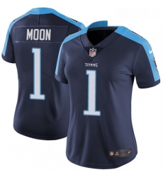Womens Nike Tennessee Titans 1 Warren Moon Navy Blue Alternate Vapor Untouchable Limited Player NFL Jersey Womens Nike Tennessee Titans 1 Warren Moon Navy Blue Alternate Vapor Untouchable Limited Player NFL Jersey