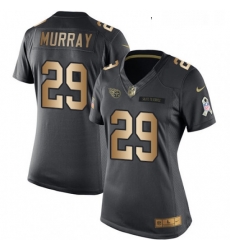 Womens Nike Tennessee Titans 29 DeMarco Murray Limited BlackGold Salute to Service NFL Jersey Womens Nike Tennessee Titans 29 DeMarco Murray Limited BlackGold Salute to Service NFL Jersey