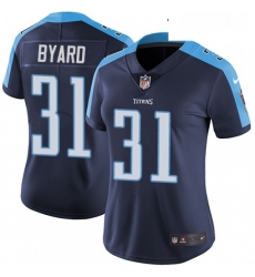 Womens Nike Tennessee Titans 31 Kevin Byard Navy Blue Alternate Vapor Untouchable Limited Player NFL Jersey Womens Nike Tennessee Titans 31 Kevin Byard Navy Blue Alternate Vapor Untouchable Limited Player NFL Jersey