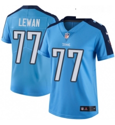 Womens Nike Tennessee Titans 77 Taylor Lewan Limited Light Blue Rush Vapor Untouchable NFL Jersey Womens Nike Tennessee Titans 77 Taylor Lewan Limited Light Blue Rush Vapor Untouchable NFL Jersey