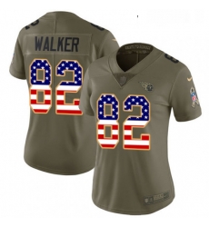 Womens Nike Tennessee Titans 82 Delanie Walker Limited OliveUSA Flag 2017 Salute to Service NFL Jersey Womens Nike Tennessee Titans 82 Delanie Walker Limited OliveUSA Flag 2017 Salute to Service NFL Jersey