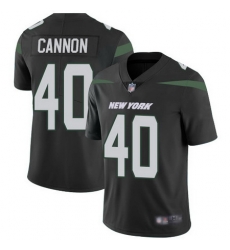 Jets #40 Trenton Cannon Black Alternate Men Stitched Football Vapor Untouchable Limited Jersey Jets #40 Trenton Cannon Black Alternate Men Stitched Football Vapor Untouchable Limited Jersey