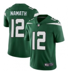 Men New York Jets 12 Joe Namath 2019 Green Vapor Untouchable Limited Stitched Jersey Men New York Jets 12 Joe Namath 2019 Green Vapor Untouchable Limited Stitched Jersey