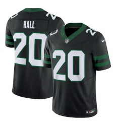 Men New York Jets 20 Breece Hall Black 2023 F U S E Vapor Limited Throwback Stitched Jersey Men New York Jets 20 Breece Hall Black 2023 F U S E Vapor Limited Throwback Stitched Jersey