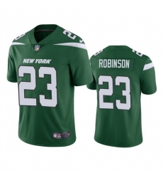 Men New York Jets 23 James Robinson Green Vapor Untouchable Limited Stitched Jersey Men New York Jets 23 James Robinson Green Vapor Untouchable Limited Stitched Jersey