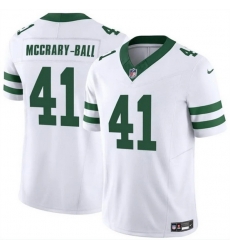 Men New York Jets 41 Marcelino McCrary Ball White 2025 F U S E  Vapor Untouchable Limited Stitched Jersey