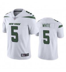 Men New York Jets 5 Mike White White Vapor Untouchable Limited Stitched Jersey Men New York Jets 5 Mike White White Vapor Untouchable Limited Stitched Jersey