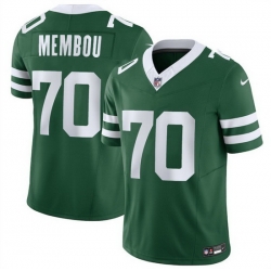Men New York Jets 70 Armand Membou Green 2025 Draft F U S E  Vapor Untouchable Limited Stitched Jersey