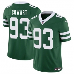 Men New York Jets 93 Byron Cowart Green 2025 F U S E  Vapor Untouchable Limited Stitched Jersey