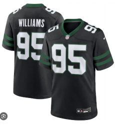 Men New York Jets #95 Quinnen Williams Black F U S E Stitched NFL Jersey Men New York Jets #95 Quinnen Williams Black F U S E Stitched NFL Jersey