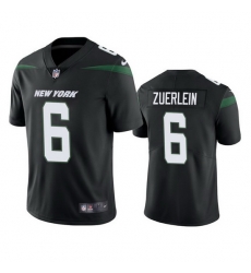 Men's New York Jets #6 Greg Zuerlein Black Vapor Untouchable Limited Stitched Jersey Men's New York Jets #6 Greg Zuerlein Black Vapor Untouchable Limited Stitched Jersey