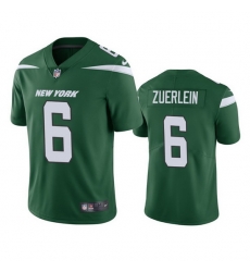 Men's New York Jets #6 Greg Zuerlein Green Vapor Untouchable Limited Stitched Jersey Men's New York Jets #6 Greg Zuerlein Green Vapor Untouchable Limited Stitched Jersey