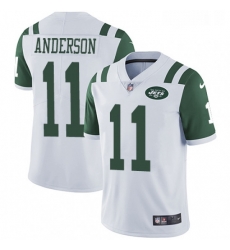 Mens Nike New York Jets 11 Robby Anderson White Vapor Untouchable Limited Player NFL Jersey Mens Nike New York Jets 11 Robby Anderson White Vapor Untouchable Limited Player NFL Jersey