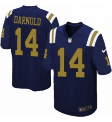 Mens Nike New York Jets 14 Sam Darnold Limited Navy Blue Alternate NFL Jersey Mens Nike New York Jets 14 Sam Darnold Limited Navy Blue Alternate NFL Jersey