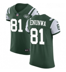Mens Nike New York Jets 81 Quincy Enunwa Elite Green Team Color NFL Jersey Mens Nike New York Jets 81 Quincy Enunwa Elite Green Team Color NFL Jersey