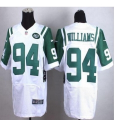 New New York Jets #94 Leonard Williams White Men' Stitched NFL Elite Jersey New New York Jets #94 Leonard Williams White Men' Stitched NFL Elite Jersey