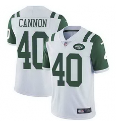 Nike Jets 40 Trenton Cannon White Vapor Untouchable Limited Jersey Nike Jets 40 Trenton Cannon White Vapor Untouchable Limited Jersey