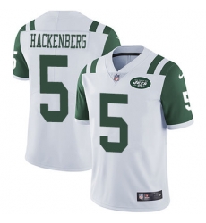Nike Jets #5 Christian Hackenberg White Mens Stitched NFL Vapor Untouchable Limited Jersey Nike Jets #5 Christian Hackenberg White Mens Stitched NFL Vapor Untouchable Limited Jersey