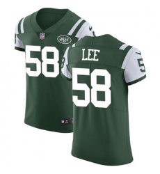 Nike Jets #58 Darron Lee Green Team Color Mens Stitched NFL Vapor Untouchable Elite Jersey Nike Jets #58 Darron Lee Green Team Color Mens Stitched NFL Vapor Untouchable Elite Jersey