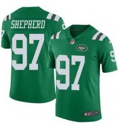 Nike Jets 97 Nathan Shepherd Green Color Rush Limited Jersey Nike Jets 97 Nathan Shepherd Green Color Rush Limited Jersey