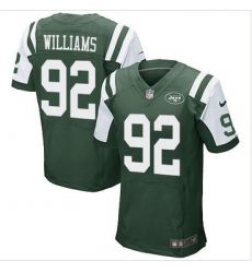Nike New York Jets #92 Leonard Williams Green Team Color Mens NFL Elite Jersey Nike New York Jets #92 Leonard Williams Green Team Color Mens NFL Elite Jersey