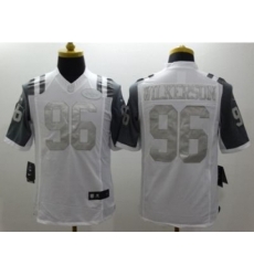 Nike New York Jets 96 Muhammad Wilkerson White Limited Platinum NFL Jersey Nike New York Jets 96 Muhammad Wilkerson White Limited Platinum NFL Jersey