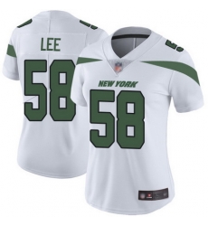 Jets 58 Darron Lee White Womens Stitched Football Vapor Untouchable Limited Jersey Jets 58 Darron Lee White Womens Stitched Football Vapor Untouchable Limited Jersey