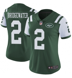 Nike Jets #2 Teddy Bridgewater Green Team Color Womens Stitched NFL Vapor Untouchable Limited Jersey Nike Jets #2 Teddy Bridgewater Green Team Color Womens Stitched NFL Vapor Untouchable Limited Jersey