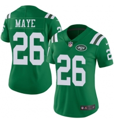Nike Jets #26 Marcus Maye Green Womens Stitched NFL Limited Rush Jersey Nike Jets #26 Marcus Maye Green Womens Stitched NFL Limited Rush Jersey
