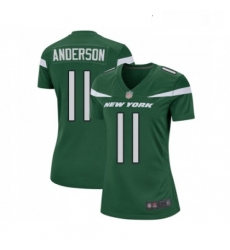 Womens New York Jets 11 Robby Anderson Game Green Team Color Football Jersey Womens New York Jets 11 Robby Anderson Game Green Team Color Football Jersey