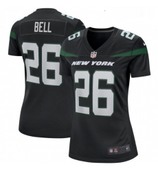 Womens New York Jets 26 Le Veon Bell Nike Game Jersey Black Womens New York Jets 26 Le Veon Bell Nike Game Jersey Black