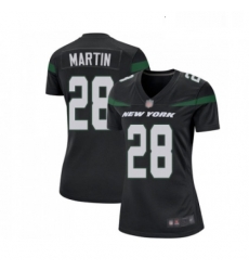 Womens New York Jets 28 Curtis Martin Game Black Alternate Football Jersey Womens New York Jets 28 Curtis Martin Game Black Alternate Football Jersey