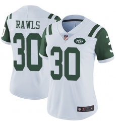 Womens Nike Jets #30 Thomas Rawls White Womens Stitched NFL Vapor Untouchable Limited Jersey Womens Nike Jets #30 Thomas Rawls White Womens Stitched NFL Vapor Untouchable Limited Jersey