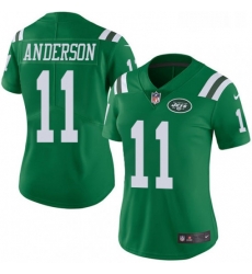 Womens Nike New York Jets 11 Robby Anderson Limited Green Rush Vapor Untouchable NFL Jersey Womens Nike New York Jets 11 Robby Anderson Limited Green Rush Vapor Untouchable NFL Jersey