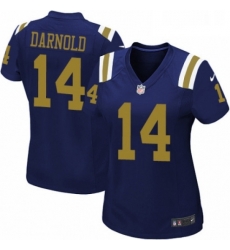 Womens Nike New York Jets 14 Sam Darnold Elite Navy Blue Alternate NFL Jersey Womens Nike New York Jets 14 Sam Darnold Elite Navy Blue Alternate NFL Jersey