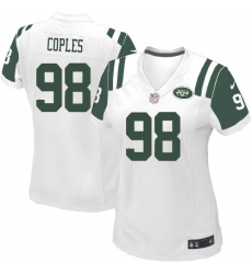 Women's Nike New York Jets #98 Quinton Coples Elite White NFL Jersey Women's Nike New York Jets #98 Quinton Coples Elite White NFL Jersey