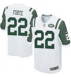Nike Jets #22 Matt Forte White Youth Stitched NFL Elite Jersey Nike Jets #22 Matt Forte White Youth Stitched NFL Elite Jersey