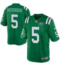 Nike Jets #5 Christian Hackenberg Green Youth Stitched NFL Elite Rush Jersey Nike Jets #5 Christian Hackenberg Green Youth Stitched NFL Elite Rush Jersey