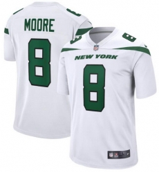 Youth New York Jets Elijah Moore #8 White Vapor Limited Stitched Football Jersey Youth New York Jets Elijah Moore #8 White Vapor Limited Stitched Football Jersey