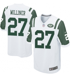 Youth Nike New York Jets #27 Dee Milliner Elite White NFL Jersey Youth Nike New York Jets #27 Dee Milliner Elite White NFL Jersey