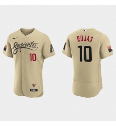 Arizona Diamondbacks 10 Josh Rojas Men Nike 2021 City Connect Authentic MLB Jersey Gold Arizona Diamondbacks 10 Josh Rojas Men Nike 2021 City Connect Authentic MLB Jersey Gold