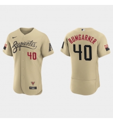 Arizona Diamondbacks 40 Madison Bumgarner Men Nike 2021 City Connect Authentic MLB Jersey Gold Arizona Diamondbacks 40 Madison Bumgarner Men Nike 2021 City Connect Authentic MLB Jersey Gold