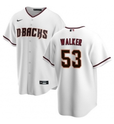 Men Arizona Diamondbacks 53 Christian Walker White Cool Base Stitched Baseball Jersey Men Arizona Diamondbacks 53 Christian Walker White Cool Base Stitched Baseball Jersey