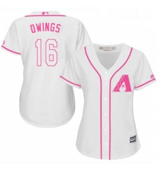 Womens Majestic Arizona Diamondbacks 16 Chris Owings Authentic White Fashion MLB Jersey Womens Majestic Arizona Diamondbacks 16 Chris Owings Authentic White Fashion MLB Jersey