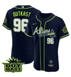 MEN 27S ATLANTA BRAVES ATLIENS 96 OutKast FLEX BASE JERSEY ALL STITCHED MEN 27S ATLANTA BRAVES ATLIENS 96 OutKast FLEX BASE JERSEY ALL STITCHED