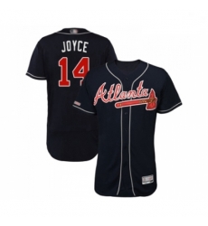 Mens Atlanta Braves 14 Matt Joyce Navy Blue Alternate Flex Base Authentic Collection Baseball Jersey Mens Atlanta Braves 14 Matt Joyce Navy Blue Alternate Flex Base Authentic Collection Baseball Jersey
